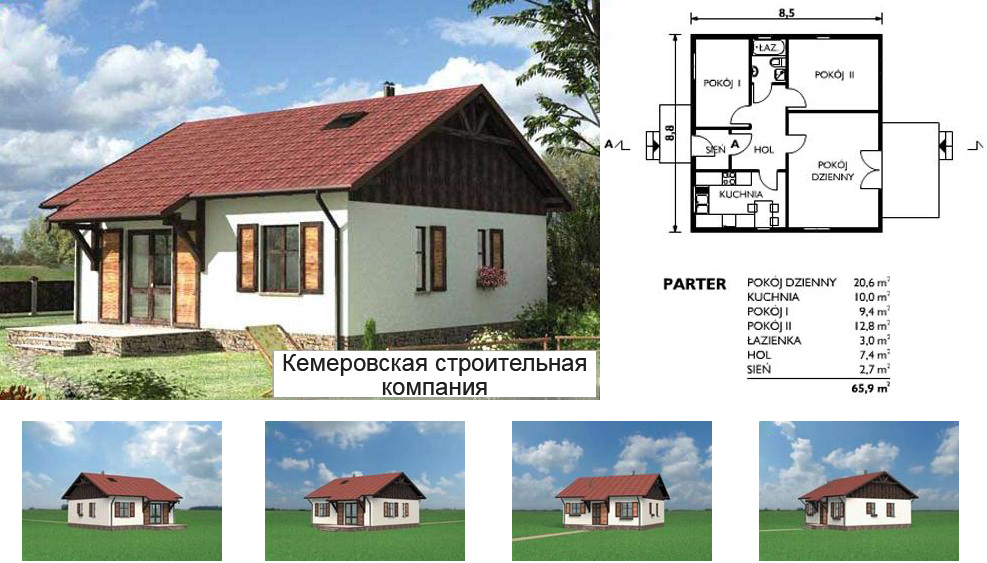 Проект дома № CP-19-65